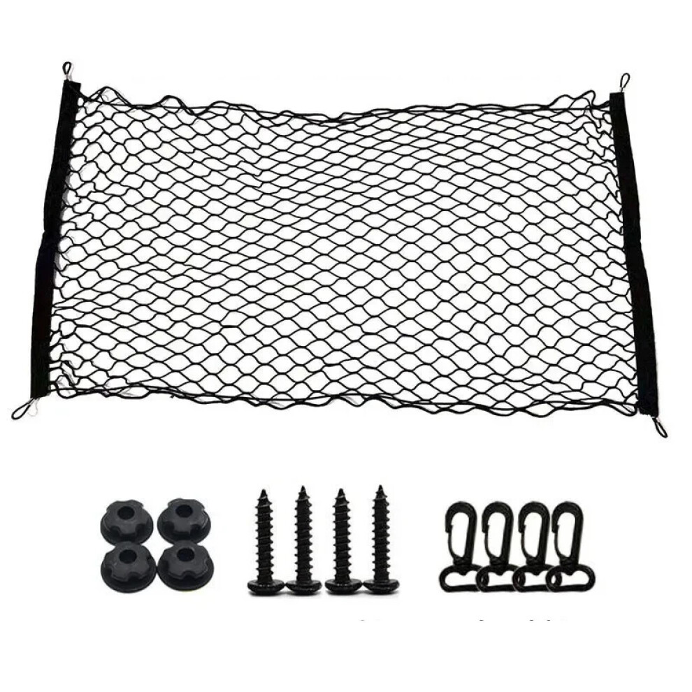 Car Boot Storage Net 110X60cm For Jac Rein A, Universal Flexible Nylon Trunk Organizer, Secure Cargo Storage 9330225075059