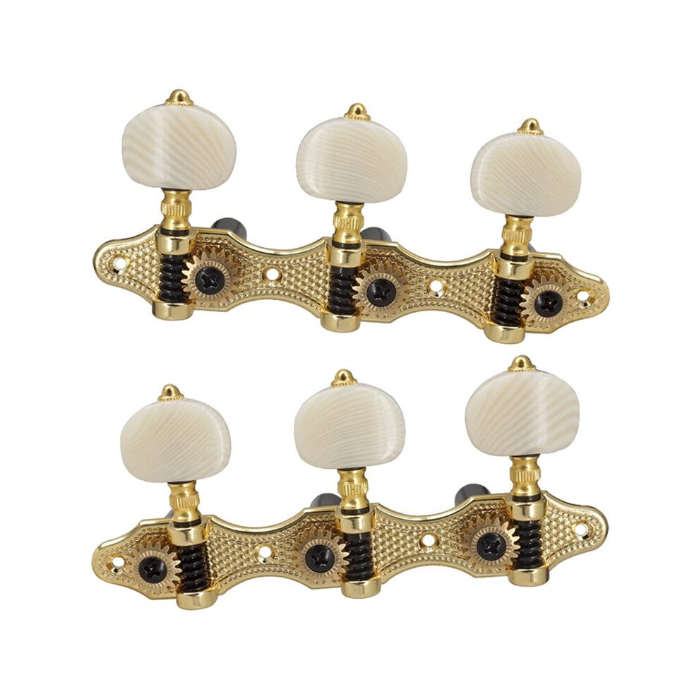 Classical Guitar Tuning Peg Acoustic Guitar Tuners 1:18 Tuning Key 3 Left 3 Right Guitars Knobs Replacement 6033723325079