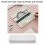 Capacity Simplicity Pencil Box Storage Box  Pen Pencil Case Compartment Storage Waterproof Pencil Case-White 4