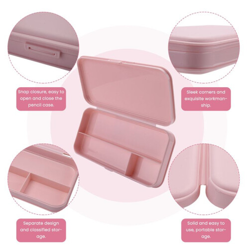 Capacity Simplicity Pencil Box Storage Box  Pen Pencil Case Compartment Storage Waterproof Pencil Case-
