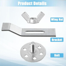 26PCS Undermount Sink Clamp Installation Kit Fastener Support Suitable for Kitchen, Bathroom Installation