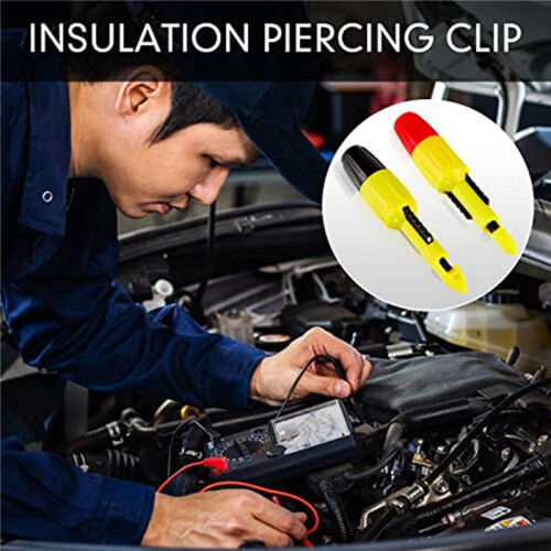 8x Draadpiercing Probe Piercing Clip Set Draad Piercing Tool voor Isolatie Piercing Test voor Multimeter Spanning Voltmeter 2