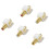 20-Pack RCA  Jack Insert Connector Socket Female Snap In Adapter Port Gold Plated Inline Coupler for Wall Plate 5