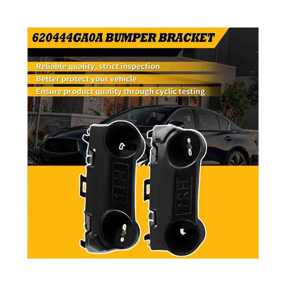 Front Left Right Bumper Support Bracket For Q50 2014 - 2021 620454Ga0a 620444Ga0a 4713291148189