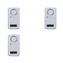 3X Hooggevoelige Trillingsdetector Aardbevingsalarmen met LED-Verlichting Deur Home Draadloos Elektrisch Autoalarm