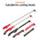 25PCS P80 Plasma Consumables, P80 Plasma Cutter Torch Kits Electrodes Tips Cups 2