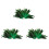Env. 150pcs Decoration Teints Coq Plume Vert 1