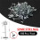 400pcs 1.5mm Floor Wall Replace Steel Needle Nails for Tile Leveling System Ceramic Leveler Construction Tools 9
