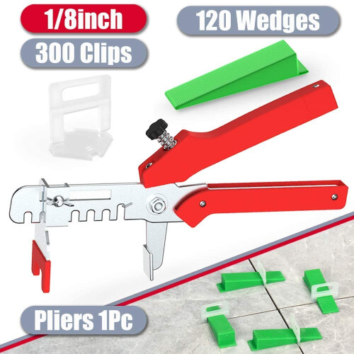 Tile Leveling System 1/8 inch Kit for Kitchen Living Room Shower Base Tile Leveler Tools for Installation 2