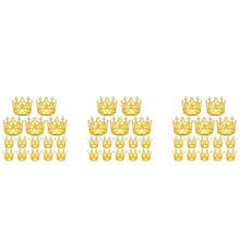45Pcs Crown Cake Topper, Baby Cupcake Crowns for Flower Arrangements Cupcake Baby Shower Wedding Decor