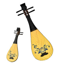 Kids Musical Instrument Beginner Pipa Toy Four String Child Safe Preschool Learning Gift