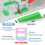 Tile Leveling System 1/8 inch Kit for Kitchen Living Room Shower Base Tile Leveler Tools for Installation 1