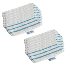 12 Teilige Mop Pads für Schwarz & Decker Steam Mop FSM1610 FSM1630 Waschbares und Wiederverwendbares Ersatz Wisch Tuch