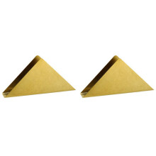 2X Goldener Serviettenhalter, Stahl-Tissue-Spender, Papierserviette, Vertikaler Serviettenhalter für Esstischdekoration