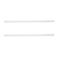 2X High Borosilicate Glass Drinking Straw Wedding Birthday Party Diameter 8mm Length 7 Inches , Transparent