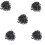 500Pcs / Lot 2Ml Black Plastic Perfume Spray Bottle Sample Spray Sprayer Atomizer Perfume Bottle 1