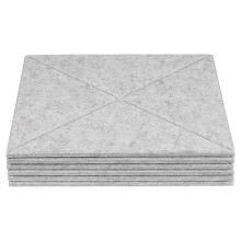 12 Pack Acoustic Panels Beveled Soundproof Foam Panels,Sound Proofing Padding Acoustic Treatment for Studio