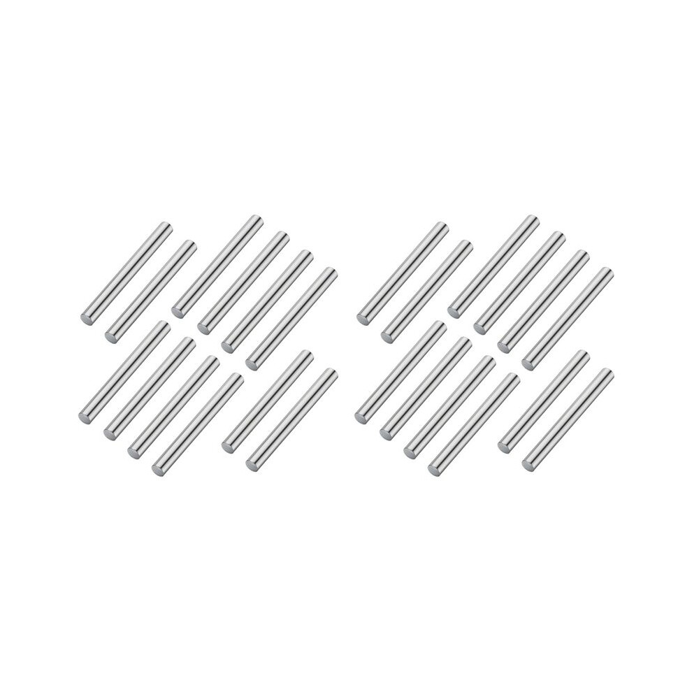 24 Pcs Zinc Rod Zinc Metal Anode Good Conductivity Smooth Surface For School Scientific Experiment Research 6033495056317