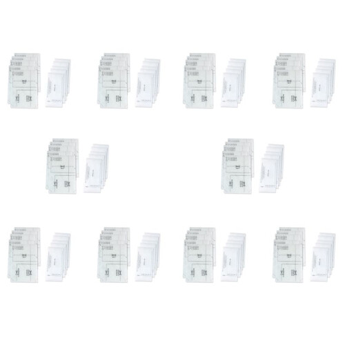 50 Pair Replaceable Vacuum Cleaner Accessory Universal Motor Filter for