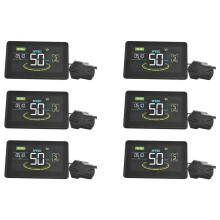6X H6C E-Bike LCD-Display Messgerät 24V-60V E-Scooter LCD-Panel Farbbildschirm mit USB UART für E-Bike (5PIN)
