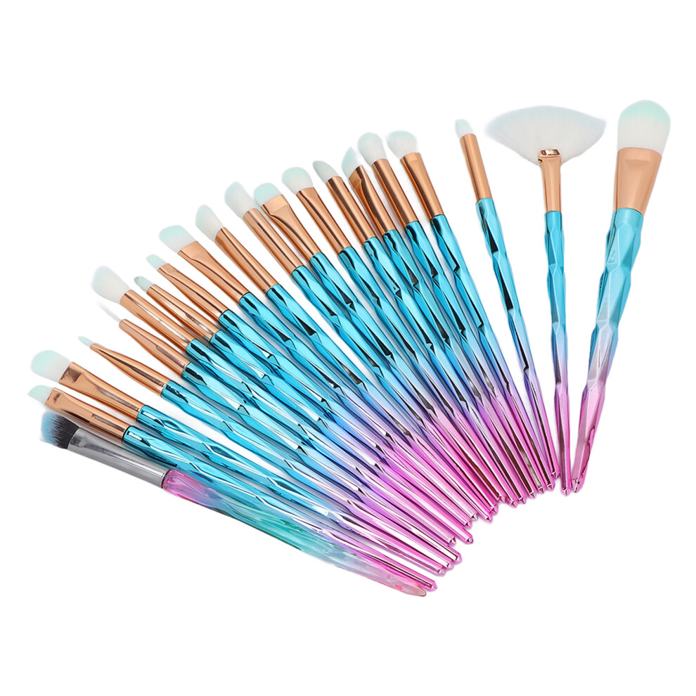 20pcs Makeup Brush Set, Foundation, Concealer, Blush, Eyeshadow Tools