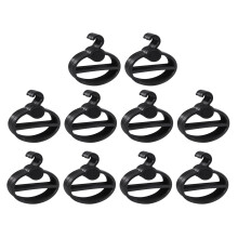 200X Schal Schal Krawattenhalter Organizer Oval KleiderbüGel Aufbewahrung KleiderbüGel Schwarz Größe:13,5 cm(Länge)X 12,5 cm(Durchmesser)X13,5 cm