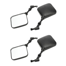 Specchio Retrovisore per Moto 4 Pezzi Nero per Dr 200 250 Dr350 Drz 400 Dr650