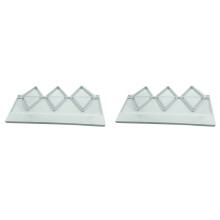 2X Dumplings Maker 3 Triangle Mould for Pierogies Press Samosa Ravioli Dumpling Pie Empanada Meatball Maker