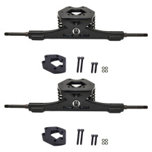 2X 17 Inches Electric Skateboard Truck Aluminum Gasket Motor Electric Skateboard Bridge Riser Pad Longboard Bridge