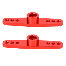 2X Bras de Direction de Pièces en Métal de Klaxon de Bras Servo de Direction 25T pour Futaba