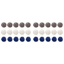 30Pcs Rattan Balls Decorative  Orbs Vase Fillers Table Decor, for Ceiling Orb Grapevine  Decorations