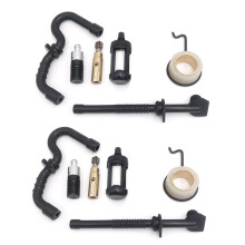 2X Oil Pump Worm Gear Fuel Oil Filter Hose Kit for MS 180 170 MS180 MS170 018 017 Chainsaw Parts 11236407102