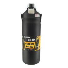 Botella de Acero Inoxidable 304 de Gran Capacidad, con Aislamiento de Doble Pared, Portátil, para Deportes de Montaña, 1000 Ml.