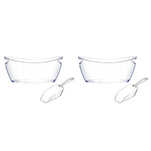 Ice Bucket, Party Ice Bucket, Bar Supplies, Two Buckets of Champagne and Beer, Two Ice Scoops 5L
