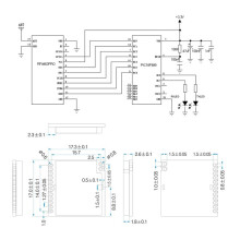 RF4463 PRO Wireless RF Module SI4463 Communication Module for Homes/Remote Controls/Toy Controls 868Mhz