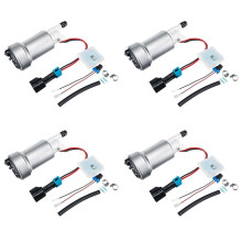 4X 12V 450LPH Zestaw Pompy Paliwa Akcesoria do Wyścigów Walbro F90000274