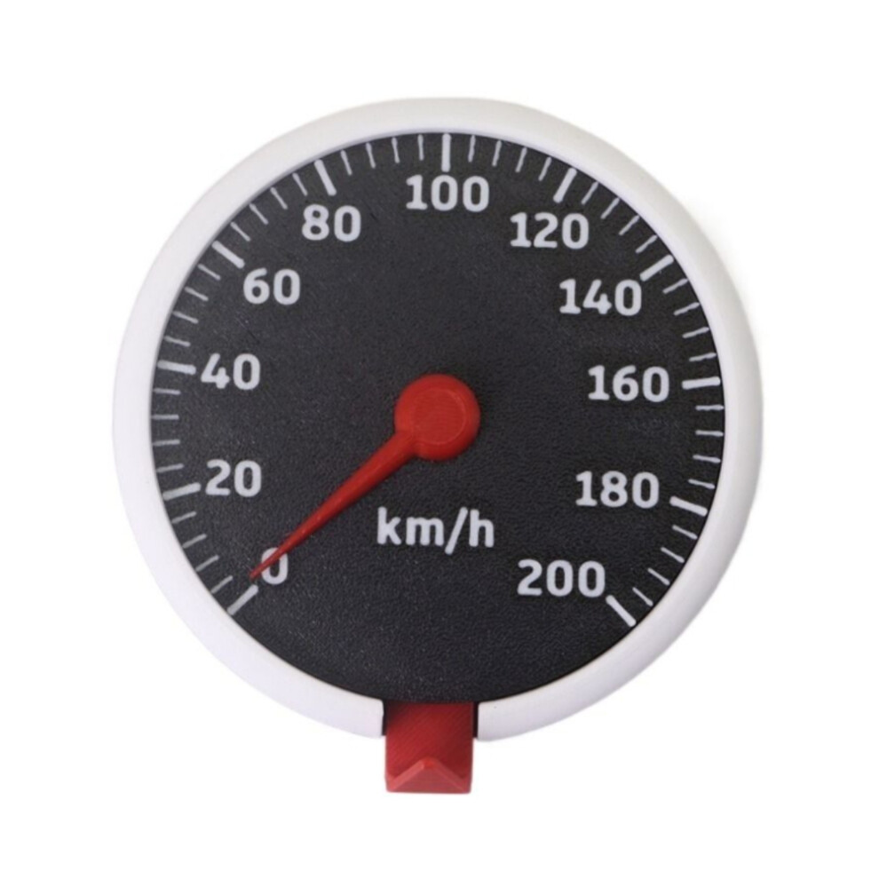 Speedometer Key Holder Multifunctional Funny Car Key Hook Rack Pointer Rotatable Wall Mount Key Rack Red/Black/White 6033158071701