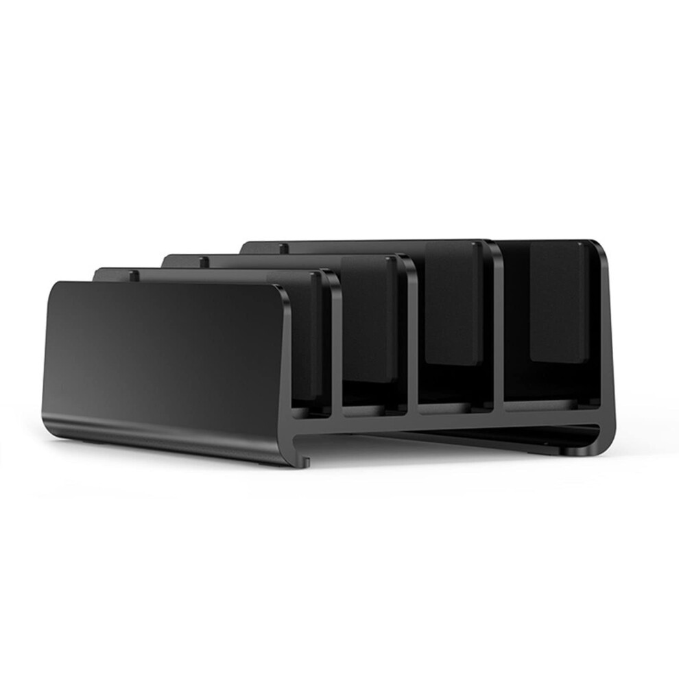 4 In 1 Vertical Laptop Stand Aluminum Alloy, Adjustable Widths Spacesaving Multi Laptop And Tablet Dock 9330225967149