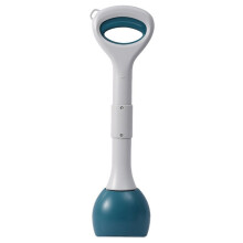 Dog Pooper Scooper - Poop Scooper for Medium Dogs with Ergonomic Handle - Outdoor Pet Waste Cleanup Tool Green
