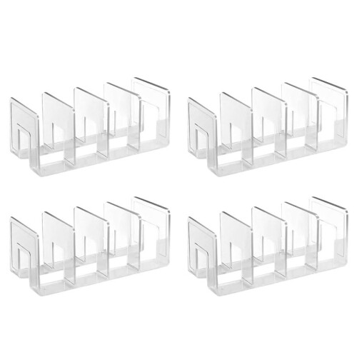4 Pack Space-Saving Vertical Shoe Rack Organizer-Multi-Layer,Easy-to-Assemble, Compact Storage for Home Entryway Cabinet