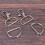 120Pcs Swivel Snap Hooks and D Rings for Lanyard and Sewing Projects (1 Inch Inside Width) 4