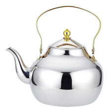 Edelstahl-Teekanne mit Teesieb, Teekessel für Den Herd, Minimalistischer Stil, 2,0 L