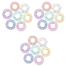 21PCS Magic Mandala Flower Basket Toy Magic Loops Wire Fidget Toy Flexible Basket Soft Magical Toys for Adults Kids
