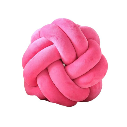 Knot , Decorative Throw Cushion, Round Changeability Knotted ,Couch (Hot ) 1