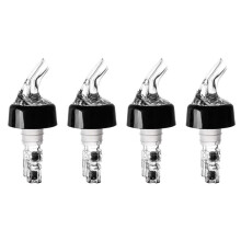 4X Automatic Measured Bottle Pourer Plastic Wine Pourer Clear Quick Measure Whisky Liquid Liquor Wine Cocktail Dispenser