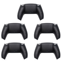 5X Carcasa Trasera Inferior Antideslizante, Piezas de Repuesto para PS5 Mejorar el Juego del Controlador, Color Negro