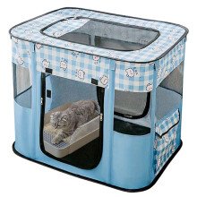 Oxford Cloth Material Tent Dog Kennel Playpen for Dogs, Cats, and Rabbits Travel Dog  Indoor (Size S, )