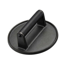Heavy-Duty Cast Iron Burger Press, 6.5 Inches, Perfect for Griddle, Grill & Skillet, Ergonomic Handle