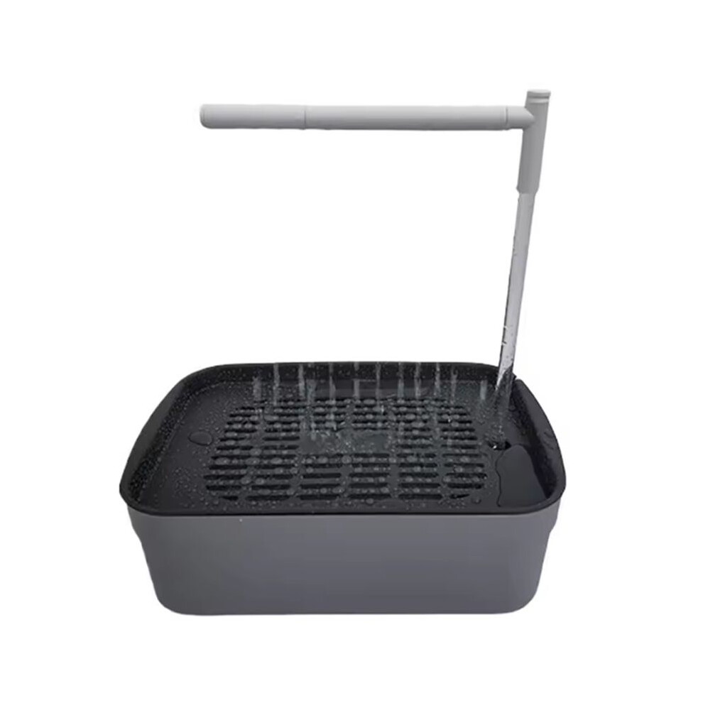 Brecantia Bird Bath Tub Automatic Pet Circulating Water Bathtub Usb Electric Bird Bathtub Shower Fountain Pet Supplies