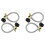 Pigtail de Mangueira de Propano RV de 15 Polegadas com Medidor para Tanques de 5-40Lb - Pacote de 4 Mangueiras de Propano Trançadas Inoxidáveis 1
